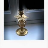 Very worked bronze candlestick