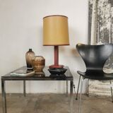 Chrome and glass coffee table 1970 Neoclassical style