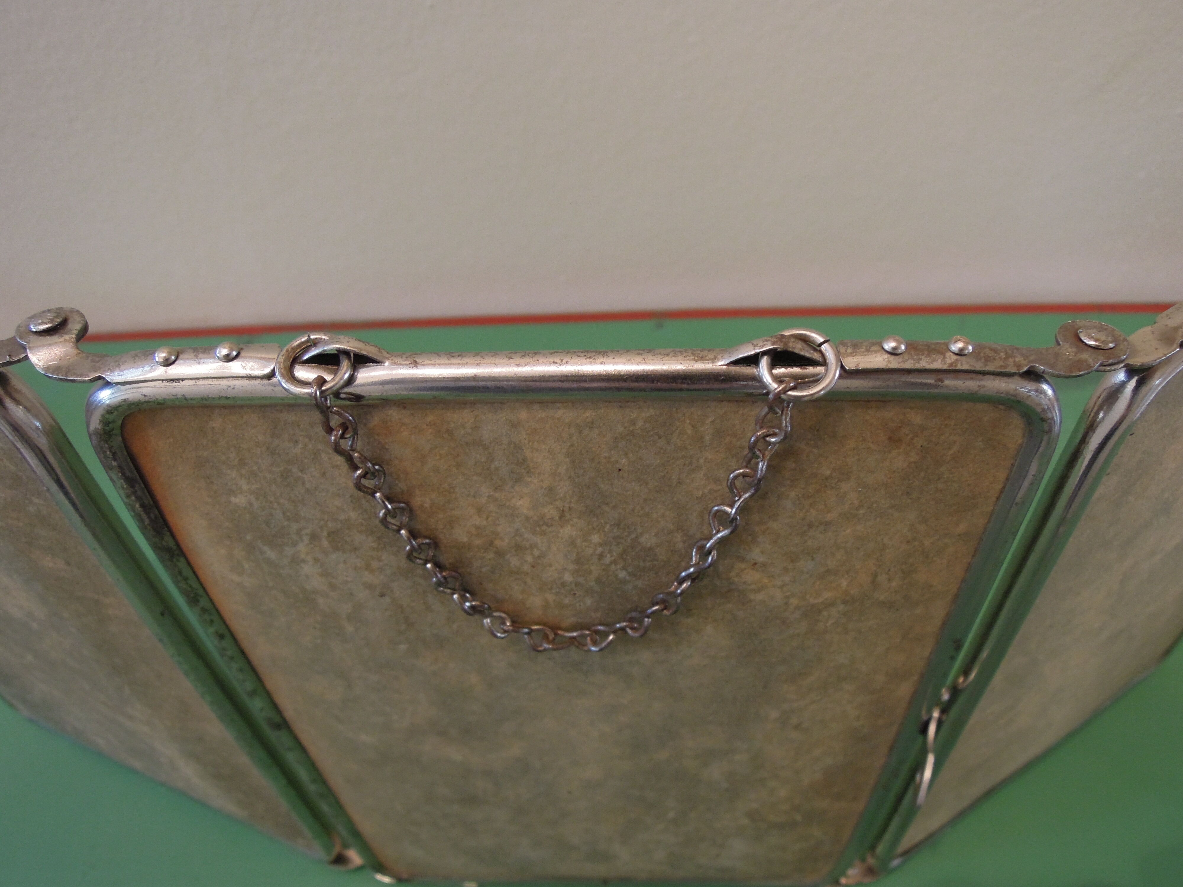 Mirror Barber triptych 22 x 46 cm