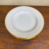 Set of 4 deep plates in Limoges porcelain