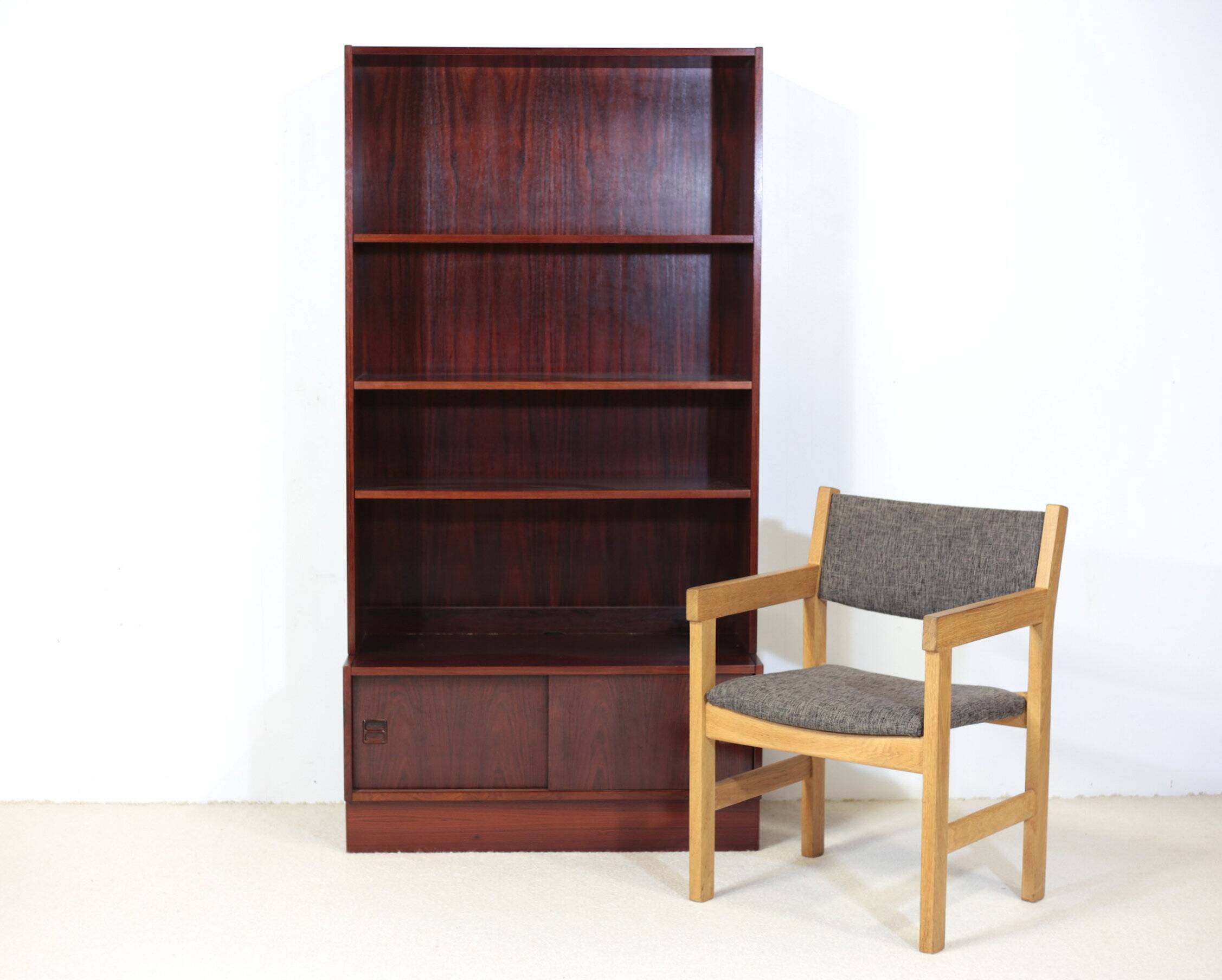 Buffet and library in rosewood