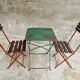 Antique bistro set folding garden set