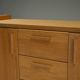Large brustalist oak sideboard, Belgium.