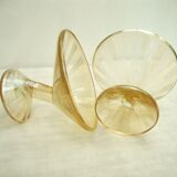 Set of 6 art deco dessert cuts