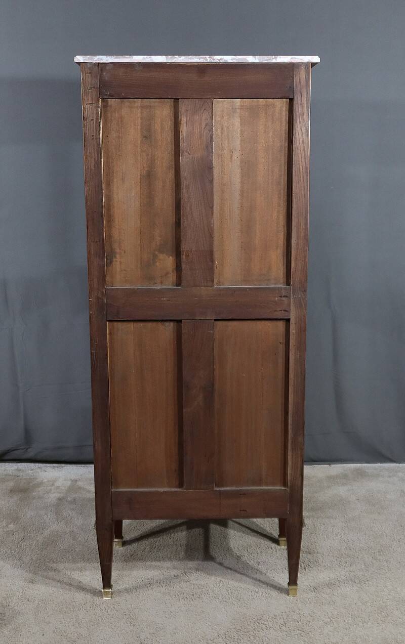 Small Showcase in Marquetry on all sides, Louis XVI style – 1920