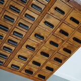 Dutch Beech / Pine Industrial Apothecary / Workshop Cabinet, circa 1950s