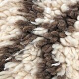 Beni Ouarain vintage handmade vintage rug 80x200 cm