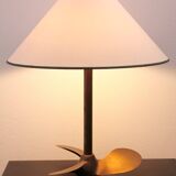 Solid brass helix lamp