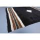 Vintage Turkish Hand-Knotted Wool Cotton Brown Kilim Area Rug 132x180