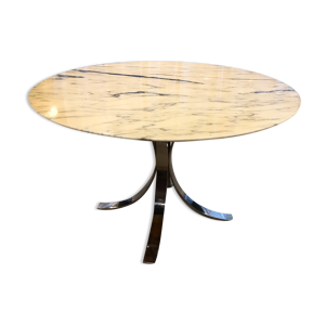 Table ronde Roche Bobois en marbre