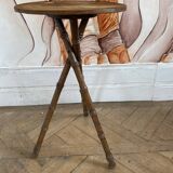Wooden pedestal or saddle