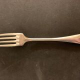 Set 4 fourchettes en métal argenté modèle Baguette