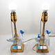 Lalique Crystal Pimlico Birds Table Lalique crystal pimlico birds table lamps Mid-Century