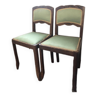 Paire de chaises Art Deco
