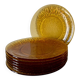 Amber dessert plates Vereco 🍯
