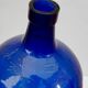 Large Blue Glass Bottle