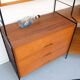 WHB teak shelving system, 1960s–70s retro vintage style.