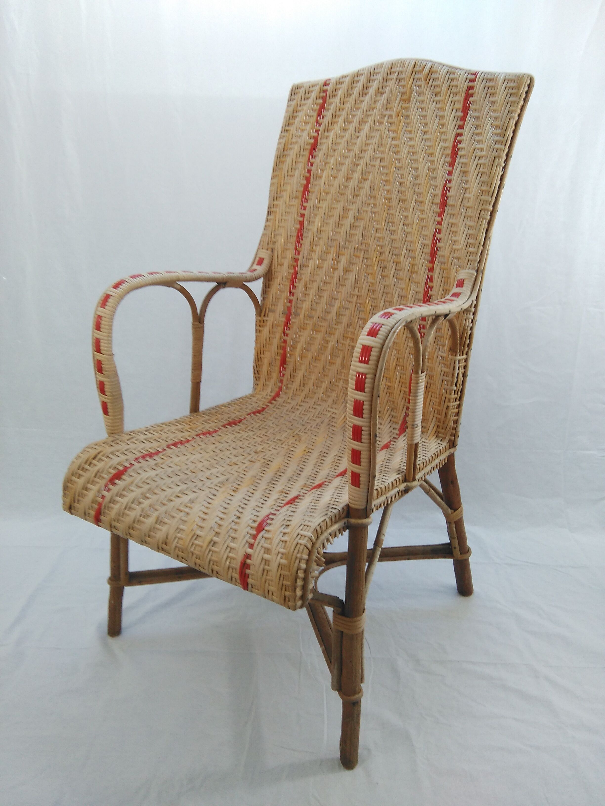 50s Wicker armchair
