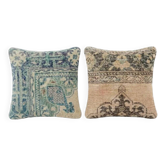 Set of 2 vintage Turkish cushion covers 41x41 cm
