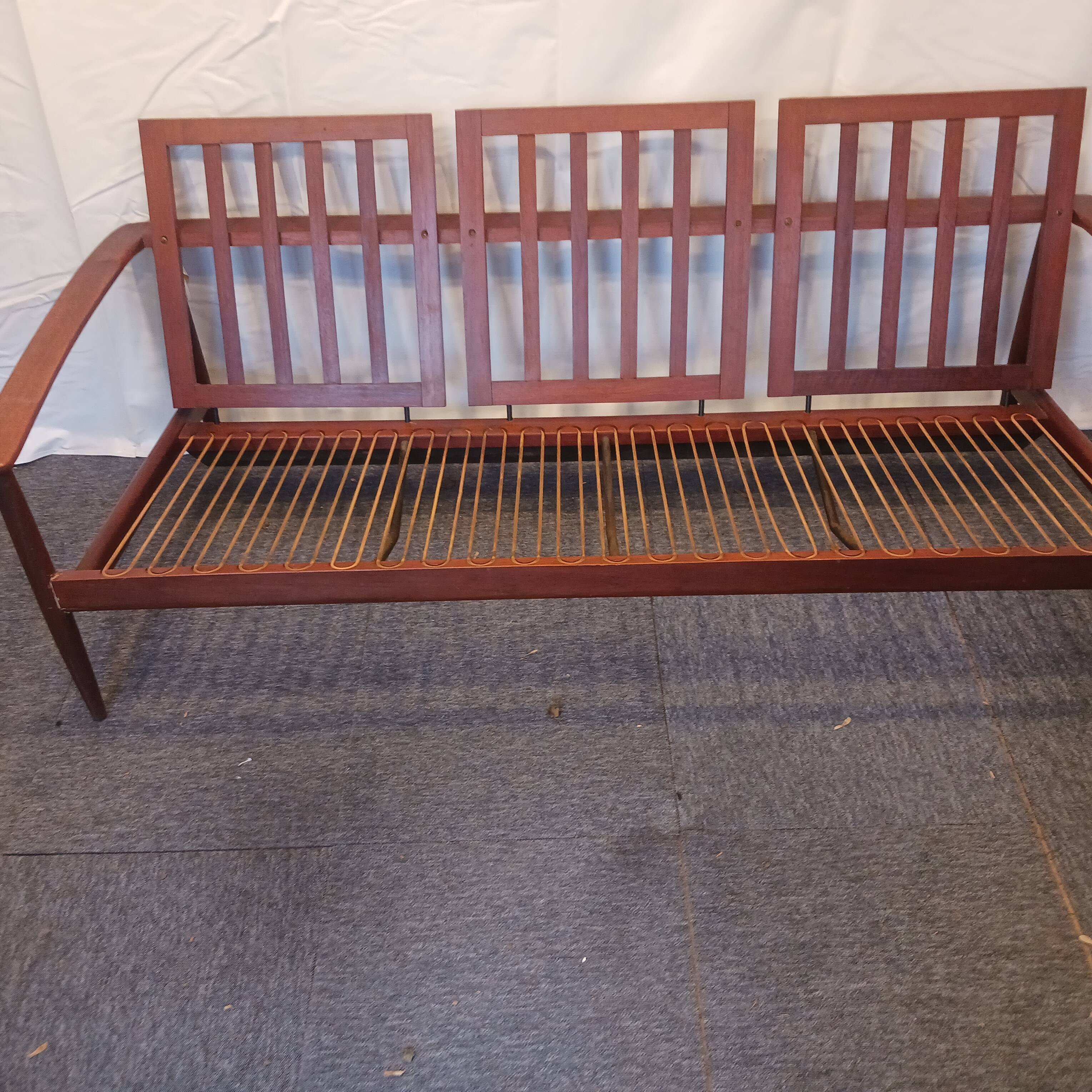 1960s Scandinavian three-seater sofa