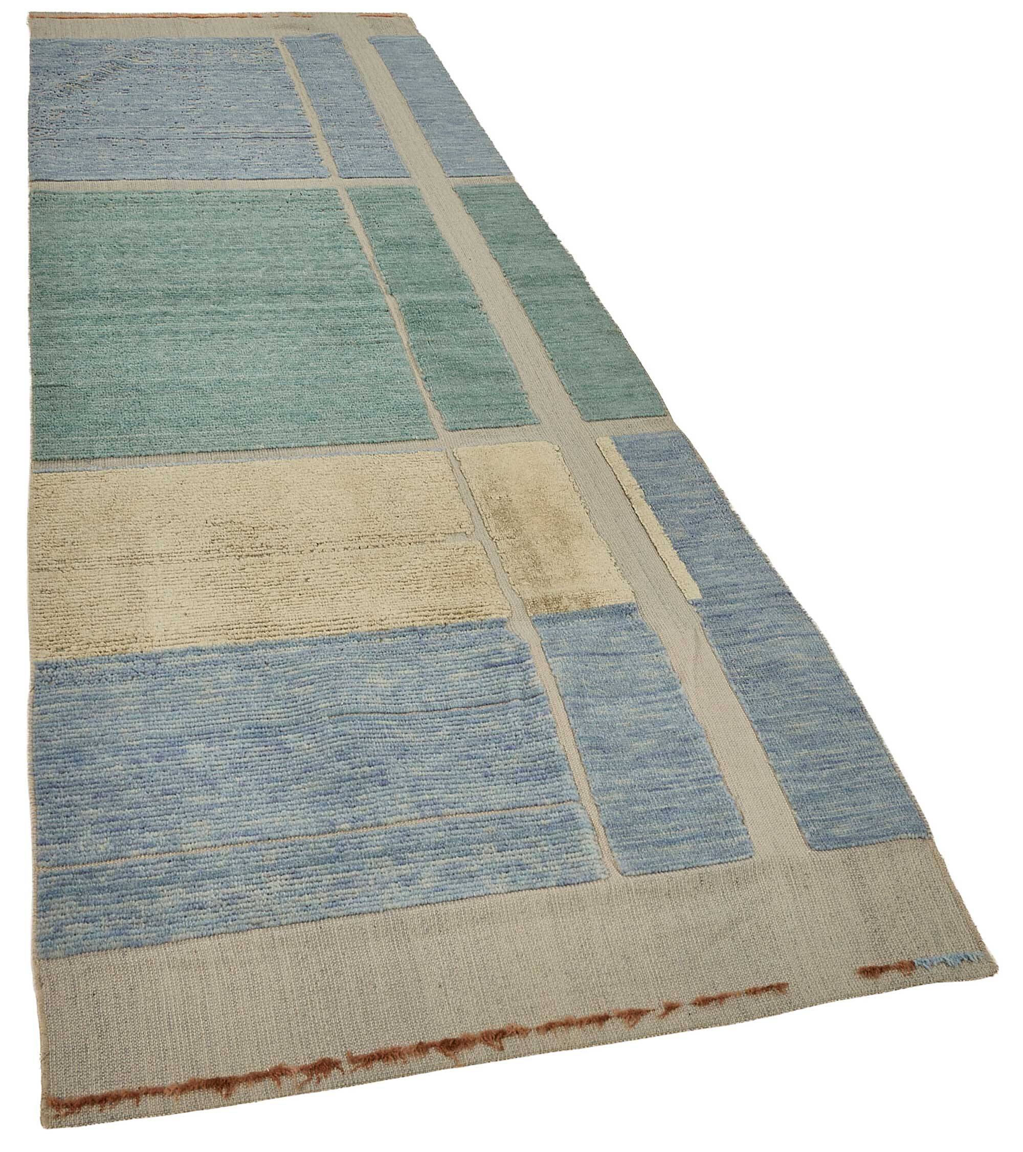 Turkish Handcrafted Loom Oushak Rug 106 cm x 330 cm