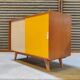 Yellow U 452 sideboard by Jiri Jiroutek for Interier Praha 1960