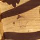 Lot of 4 luterma wood bistrot chairs years 50/60