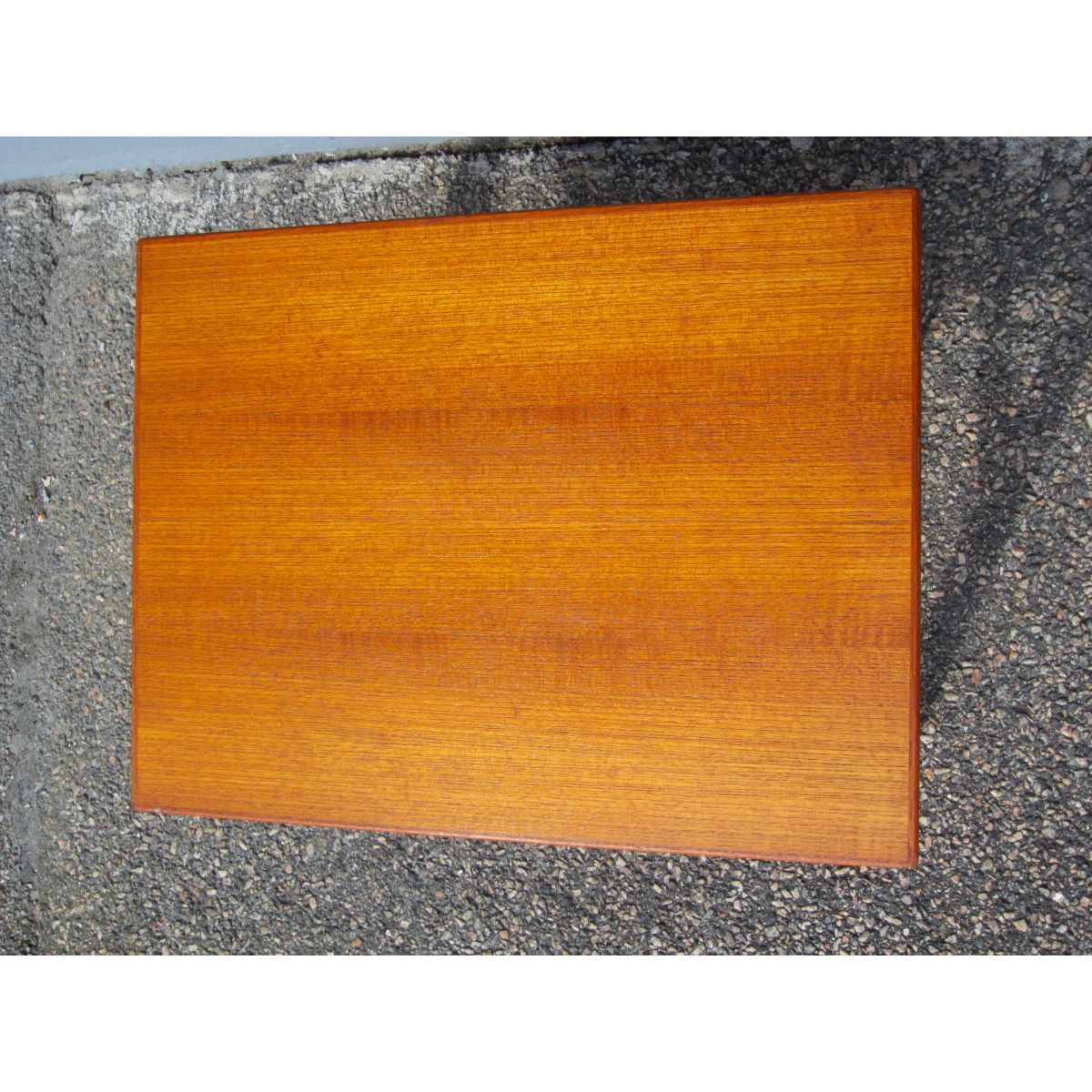 Scandinavian teak bedside side table