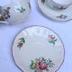 Lunéville earthenware cups and saucers