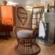 Conte armchair by Biancamano in rattan by Gio Ponti and Lio Carminati, Italy 1960s