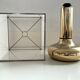 Italian metal table lamp with perspex lampshade, 1970s