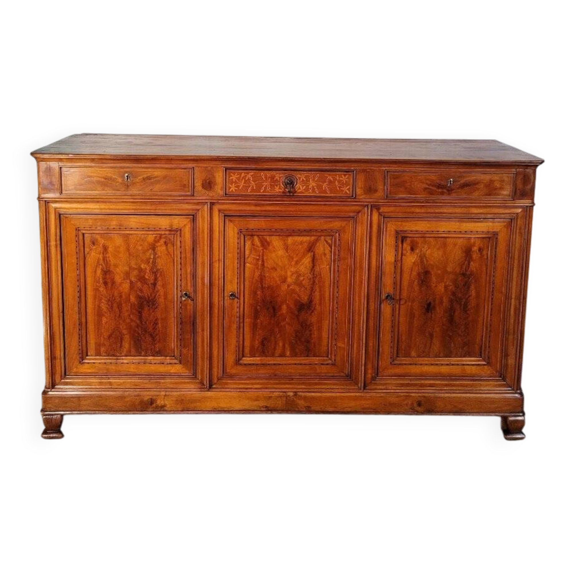 Louis Philippe cherry wood sideboard