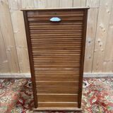 1950s curtain cabinet - Functionalist design in oak