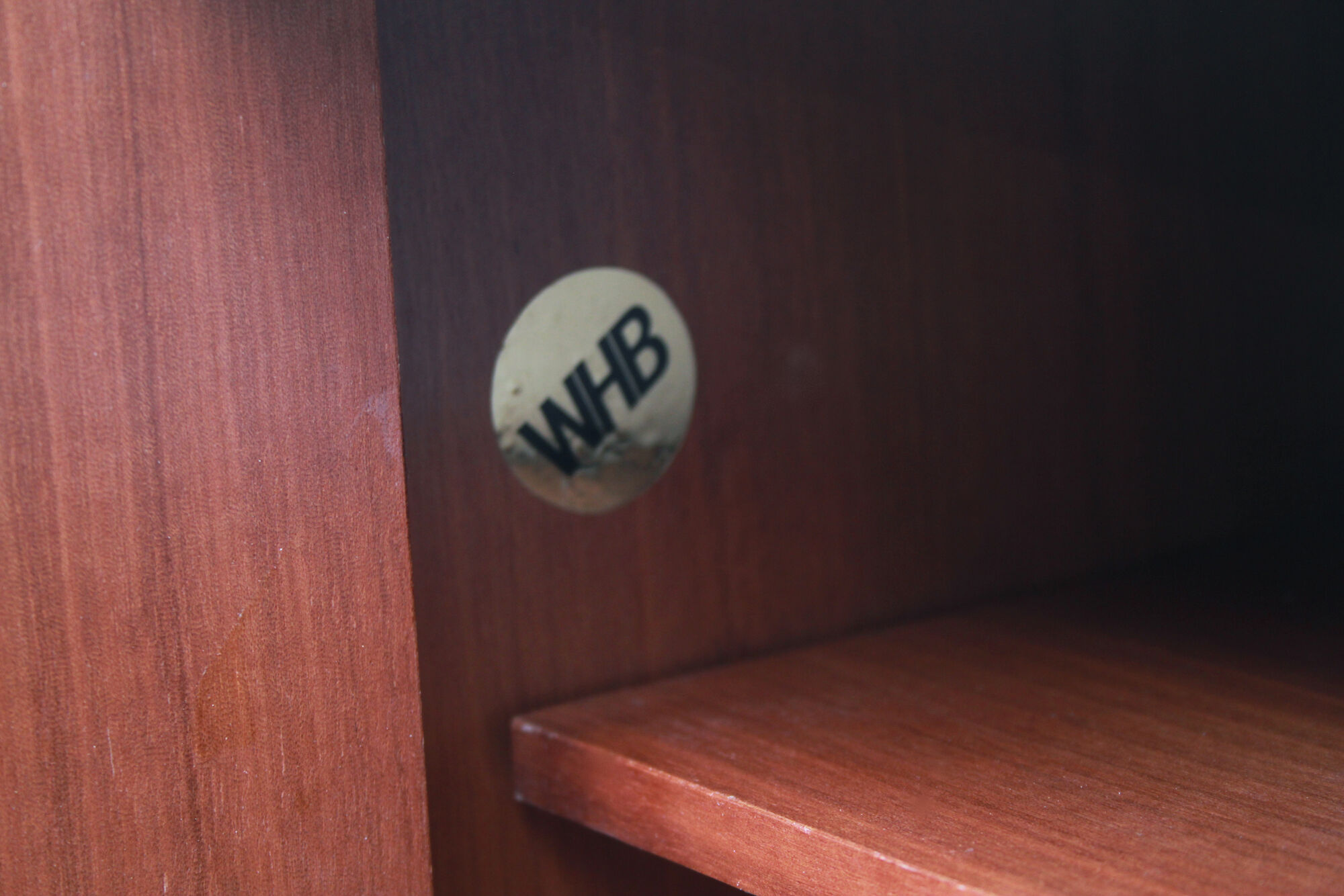 1960s wall unit in walnut, WHB Germany