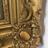 Rectangular mirror from the Empire period, mercury glass 18th century