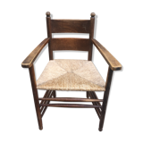 Rustic mulched armchair