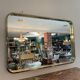 Brass mirror 1960 105x70cm
