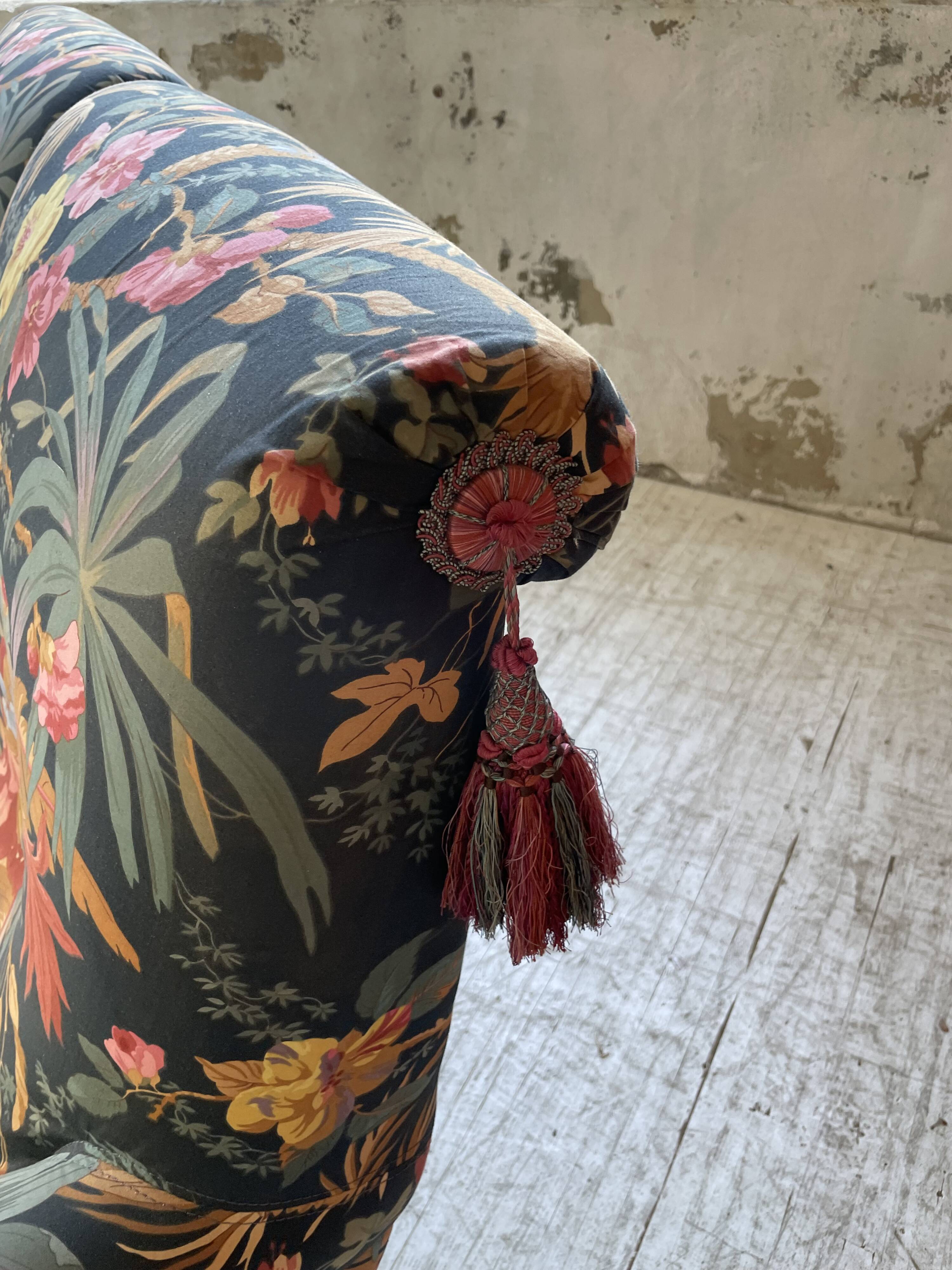 Jean Roche floral sofa