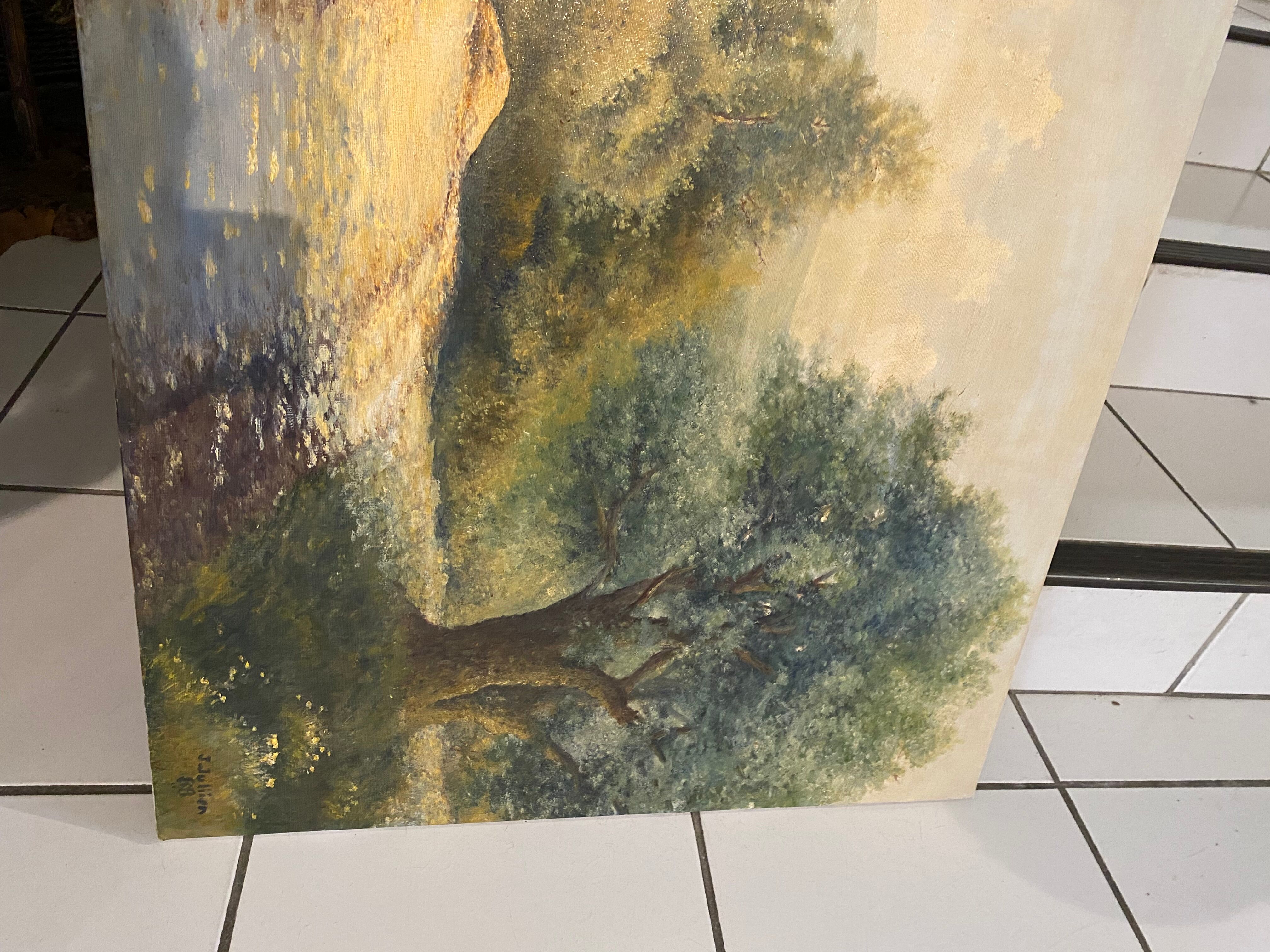 Painting 'Way of Holy Victory' J. Jullien