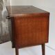 Vintage side table with compass legs