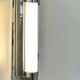 Pair of vintage wall lights, chromed metal, Italy 1970