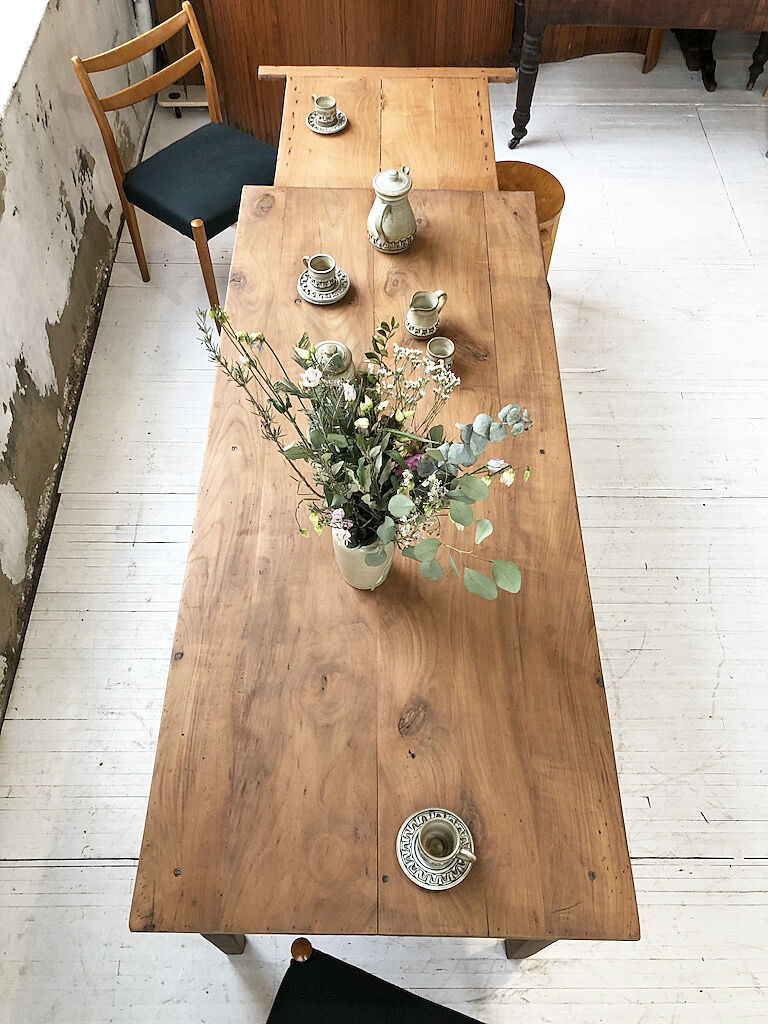 Cherry farm table - lengthening 2m30