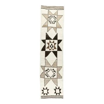 Vintage Turkish Hand-Knotted Runner 90x359