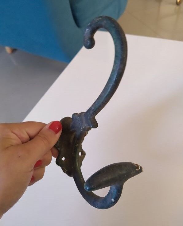 Old cast iron hook