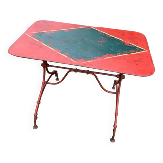 Iron garden table
