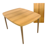 Scandinavian walnut dining table, Sweden, 1960