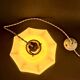 Vintage milky white opaline pendant light