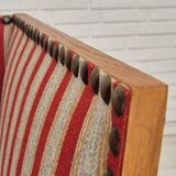 1960s, Danish 2 seater sofa, furniture wool, oak wood, orginal condition.