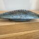 "Flower holder 'Galet' in glazed stoneware by Ch. OCORNOL, artistic glazed stoneware."