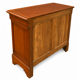 Louis Philippe chest of drawers with 4 drawers and brass.